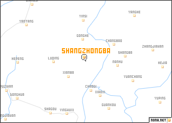 map of Shangzhongba