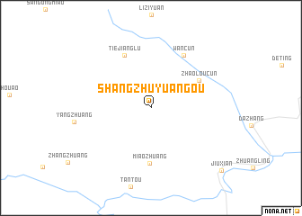 map of Shangzhuyuangou