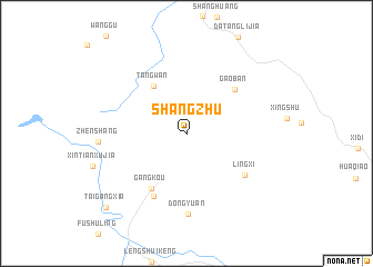 map of Shangzhu