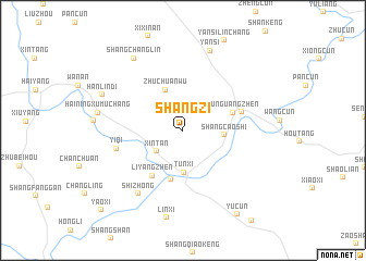 map of Shangzi