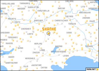 map of Shanhe