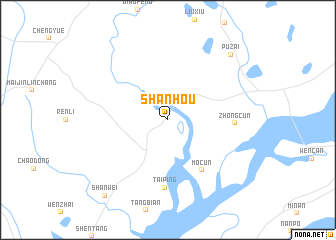 map of Shanhou