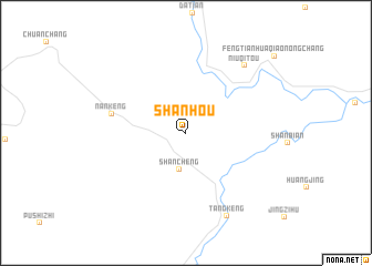map of Shanhou