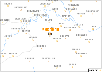 map of Shanhou