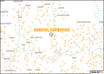 map of Shaniāl Sar Bānda