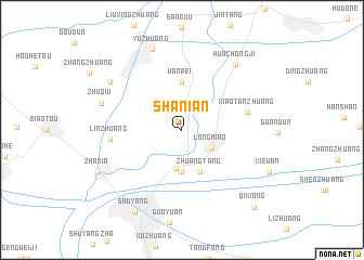 map of Shanian