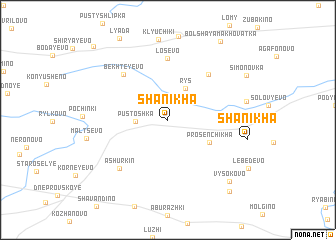 map of Shanikha