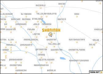 map of Shanīnah