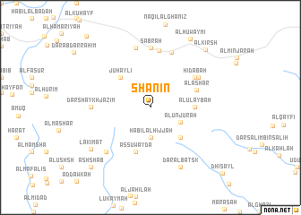 map of Shanīn