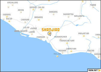 map of Shanjiao