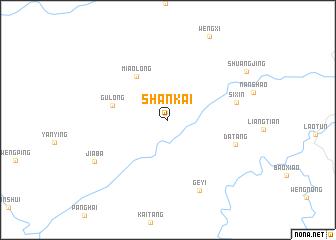 map of Shankai