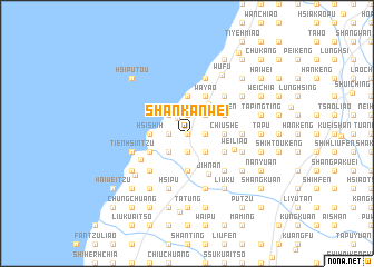 map of Shan-kan-wei