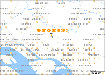 map of Shānkhāripāra