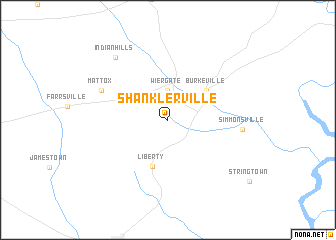 map of Shanklerville