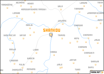 map of Shankou