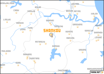 map of Shankou