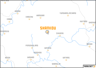 map of Shankou
