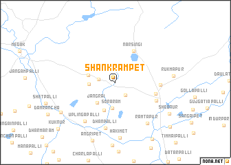 map of Shankrāmpet