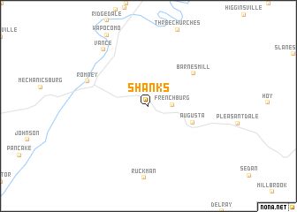 map of Shanks