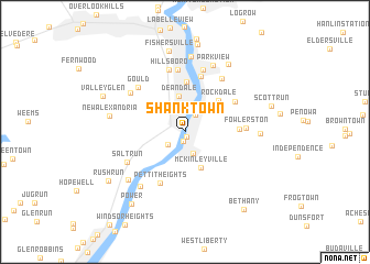 map of Shank Town