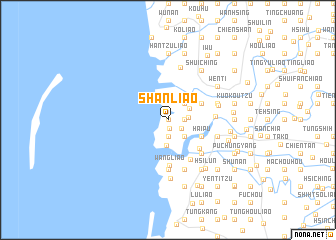 map of Shan-liao