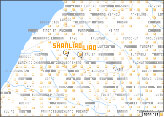 map of Shan-liao