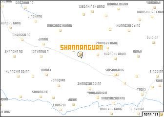 map of Shannanguan