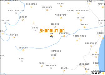 map of Shanniutian