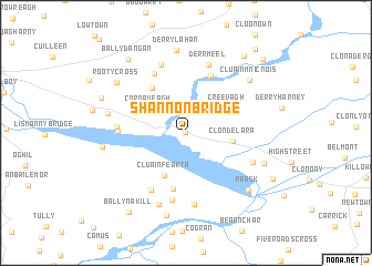 map of Shannonbridge