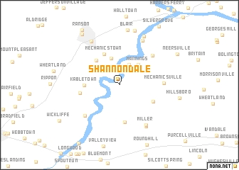 map of Shannondale