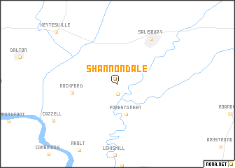 map of Shannondale