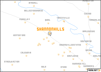 map of Shannon Hills