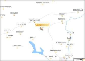 map of Shannon