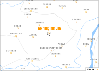 map of Shanqianjie