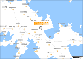 map of Shanqian