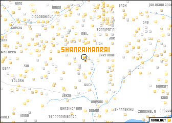 map of Shānrai Mānrai