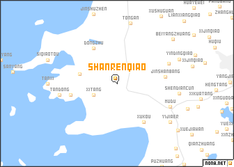 map of Shanrenqiao