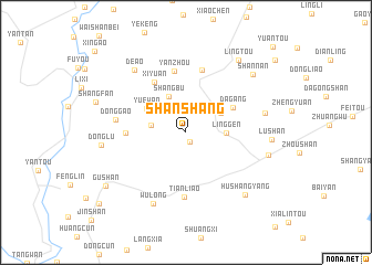 map of Shanshang