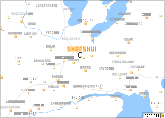 map of Shanshui