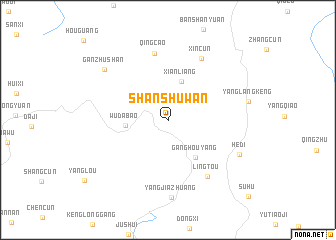 map of Shanshuwan