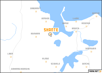 map of Shantē