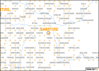 map of Shan-ting