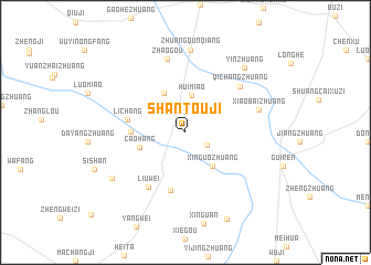 map of Shantouji