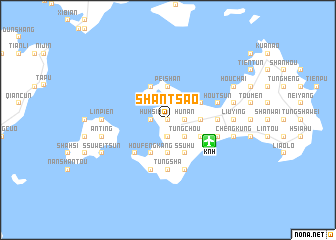 map of Shan-tsao