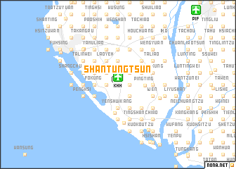 map of Shan-tung-ts\