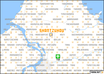 map of Shan-tzu-hou