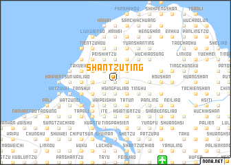 map of Shan-tzu-ting