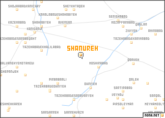 map of Shānūreh