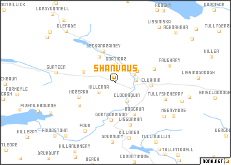 map of Shanvaus