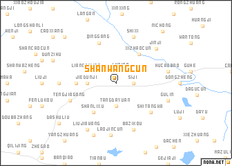 map of Shanwangcun